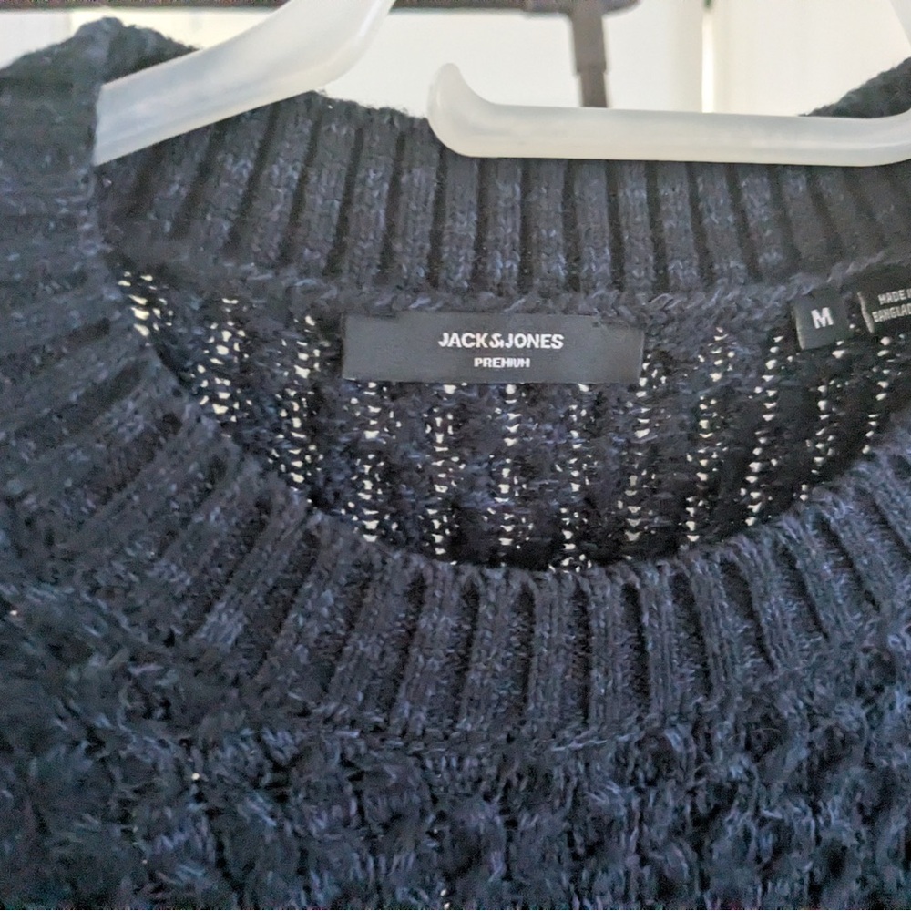 Jack & Jones Men's Dark Blue Crewneck Sweater